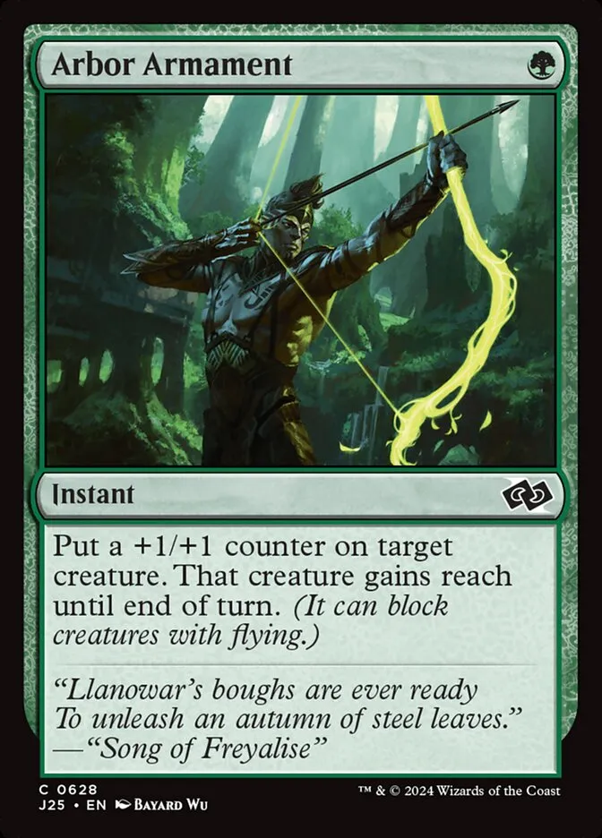 2024 Foundations Jumpstart Arbor Armament common #628 common card image