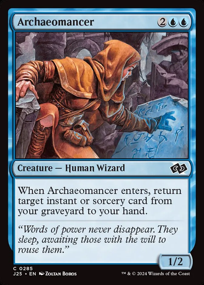 2024 Foundations Jumpstart Archaeomancer common #285 common card image