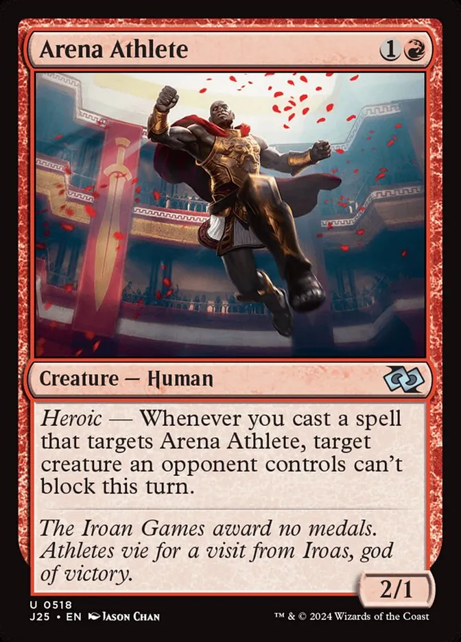 2024 Foundations Jumpstart Arena Athlete #518 uncommon card image