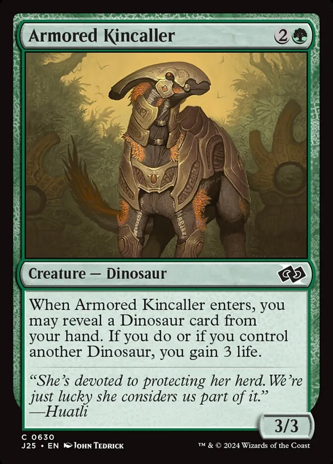 2024 Foundations Jumpstart Armored Kincaller #630 common card image