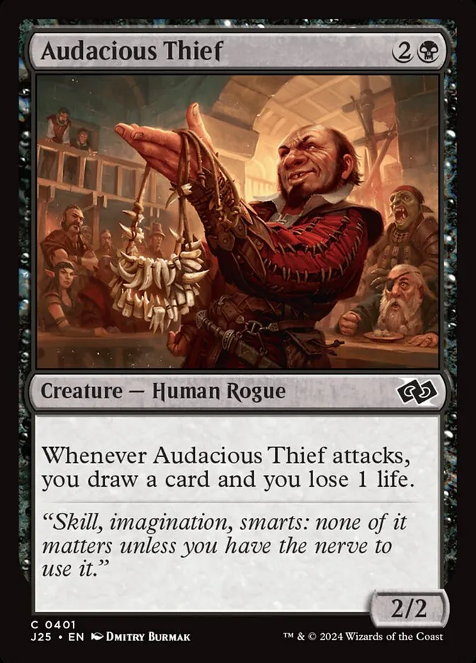 2024 Foundations Jumpstart Audacious Thief common #401 common card image