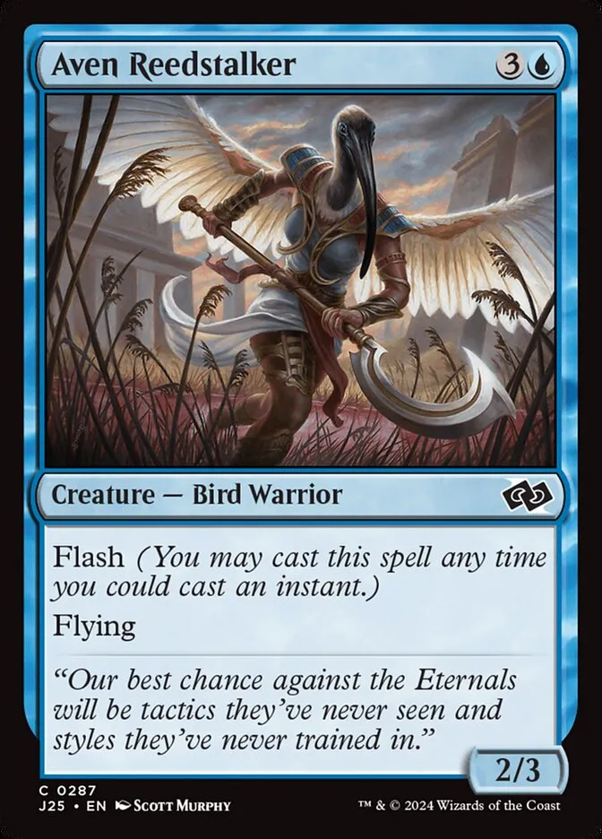 2024 Foundations Jumpstart Aven Reedstalker common #287 common card image