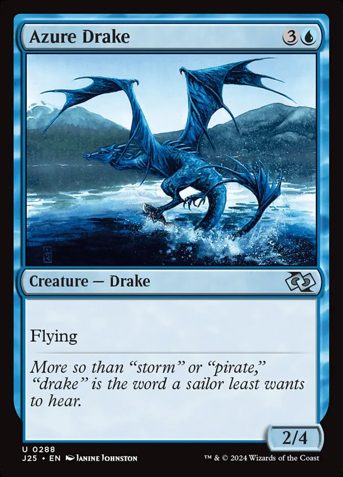 2024 Foundations Jumpstart Azure Drake uncommon #288 uncommon card image