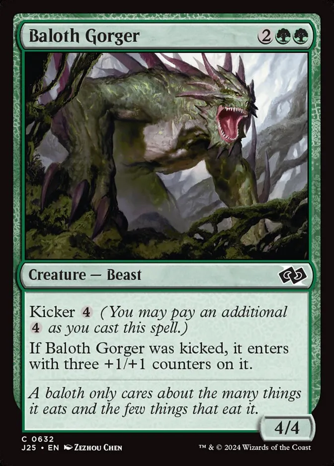 2024 Foundations Jumpstart Baloth Gorger common #632 common card image