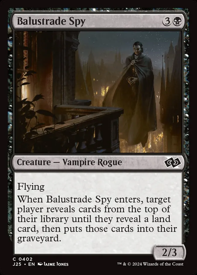 2024 Foundations Jumpstart Balustrade Spy common #402 common card image