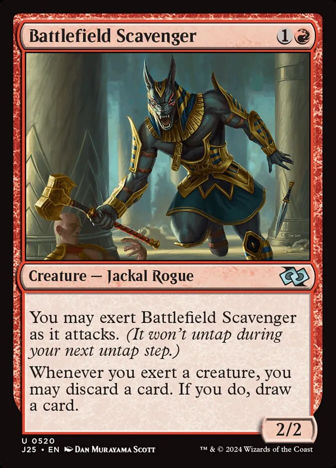 2024 Foundations Jumpstart Battlefield Scavenger #520 uncommon card image