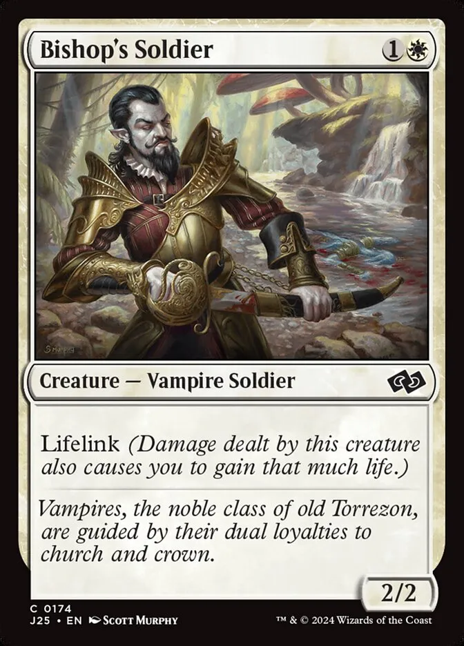 2024 Foundations Jumpstart Bishop's Soldier common #174 common card image