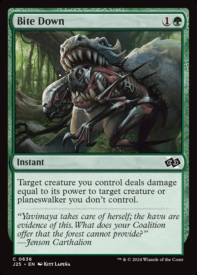 2024 Foundations Jumpstart Bite Down common #636 common card image