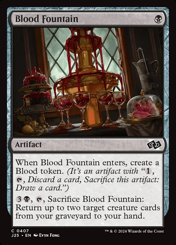2024 Foundations Jumpstart Blood Fountain #407 common card image