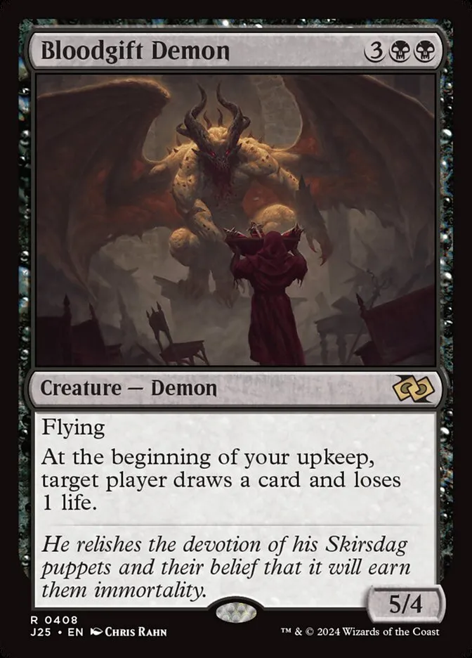 2024 Foundations Jumpstart Bloodgift Demon #408 rare card image