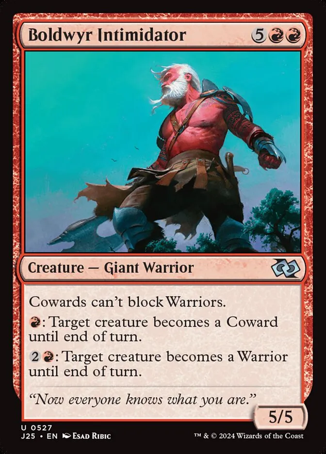 2024 Foundations Jumpstart Boldwyr Intimidator #527 uncommon card image