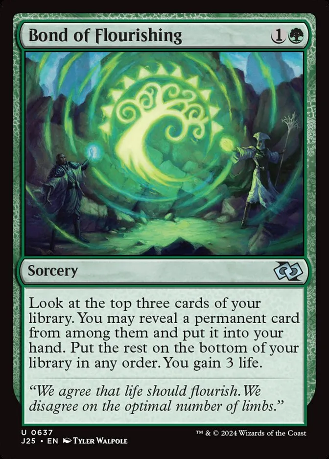 2024 Foundations Jumpstart Bond of Flourishing #637 uncommon card image