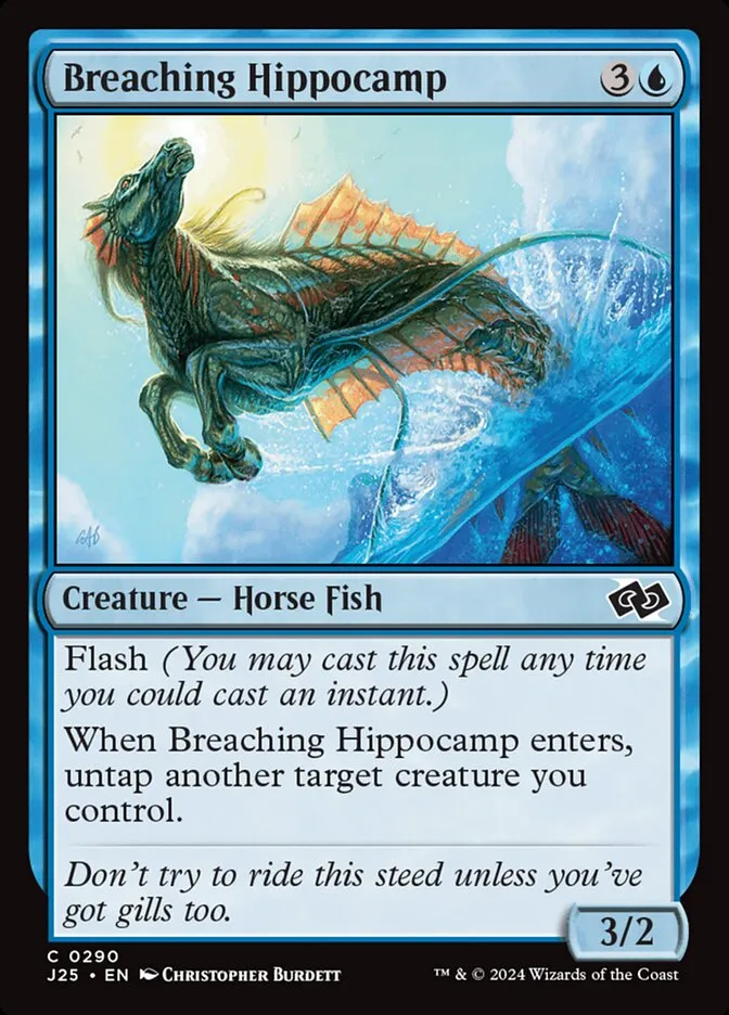 2024 Foundations Jumpstart Breaching Hippocamp common #290 common card image