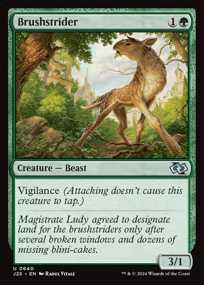 2024 Foundations Jumpstart Brushstrider uncommon #640 uncommon card image