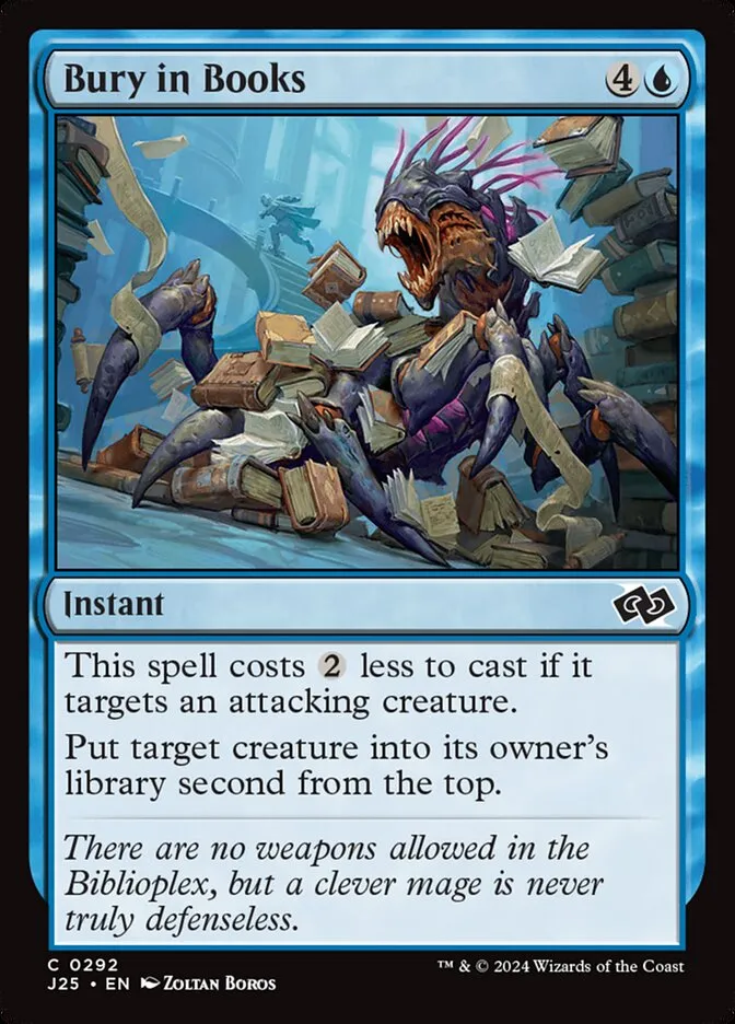 2024 Foundations Jumpstart Bury in Books #292 common card image