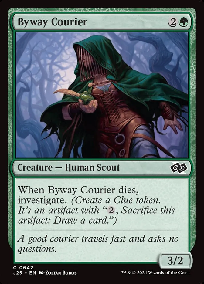 2024 Foundations Jumpstart Byway Courier common #642 common card image