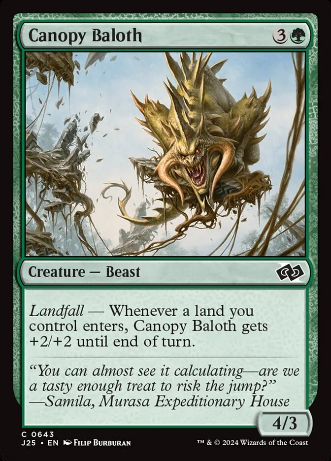 2024 Foundations Jumpstart Canopy Baloth common #643 common card image
