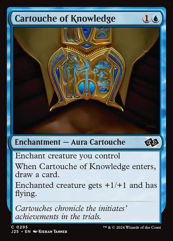 2024 Foundations Jumpstart Cartouche of Knowledge #295 common card image