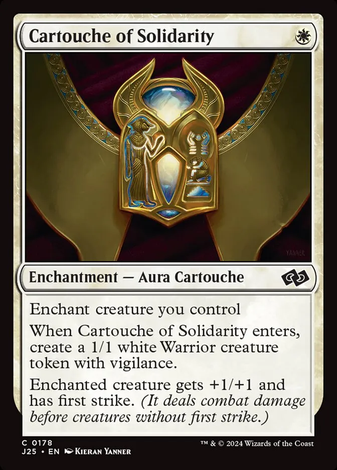 2024 Foundations Jumpstart Cartouche of Solidarity #178 common card image