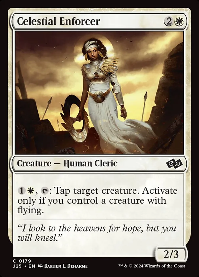 2024 Foundations Jumpstart Celestial Enforcer common #179 common card image