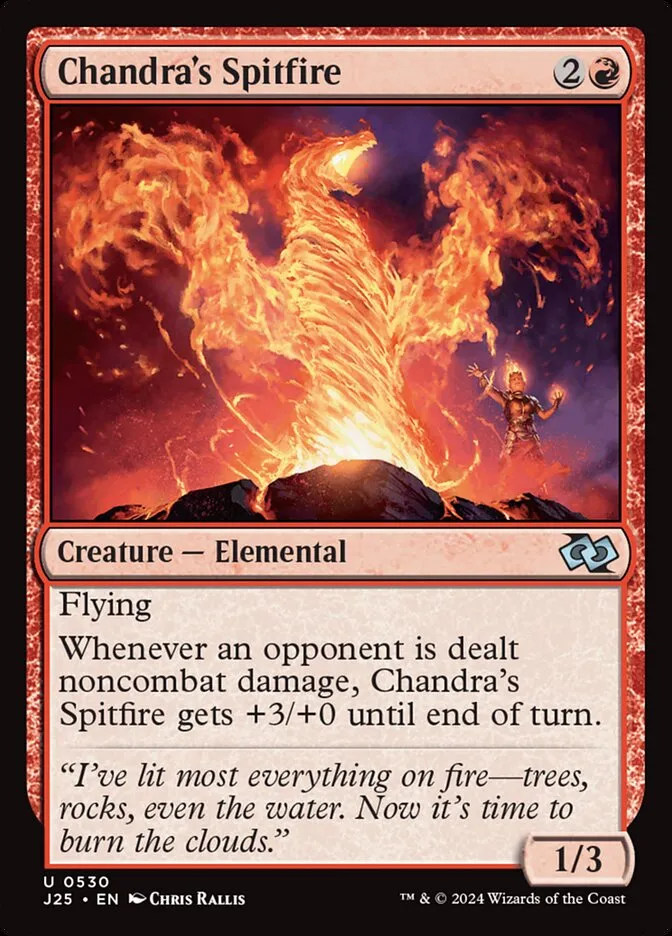 2024 Foundations Jumpstart Chandra's Spitfire uncommon #530 uncommon card image