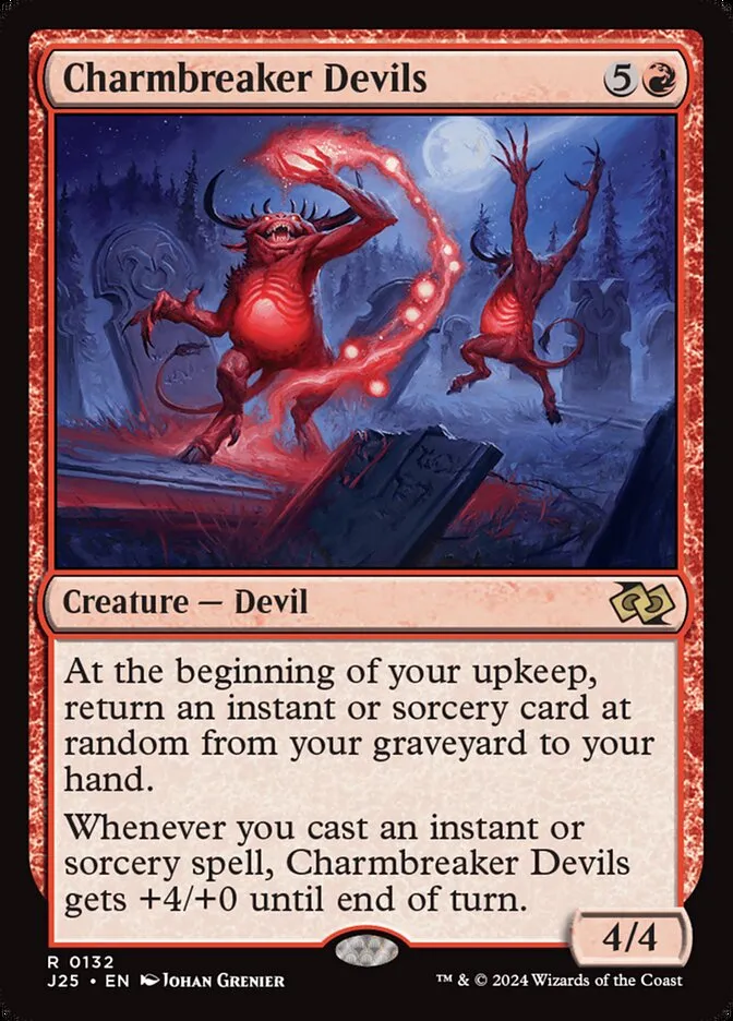 2024 Foundations Jumpstart Charmbreaker Devils #132 rare card image