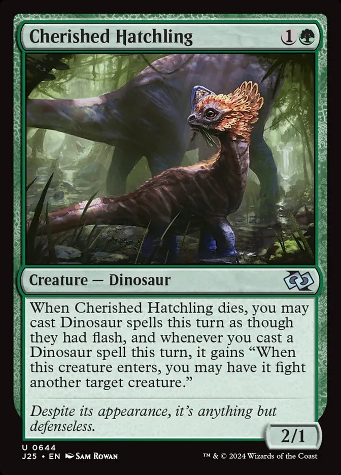 2024 Foundations Jumpstart Cherished Hatchling uncommon #644 uncommon card image