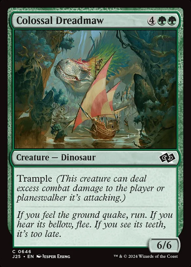 2024 Foundations Jumpstart Colossal Dreadmaw common #646 common card image