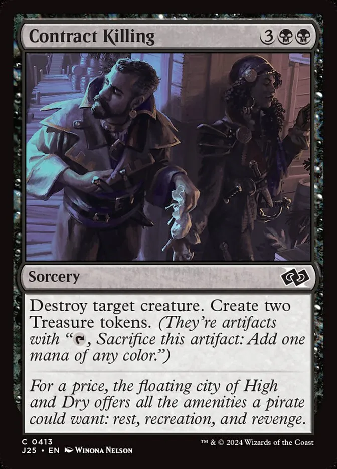 2024 Foundations Jumpstart Contract Killing common #413 common card image