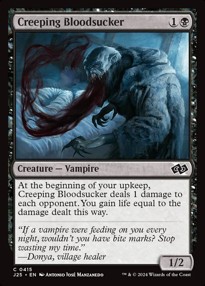 2024 Foundations Jumpstart Creeping Bloodsucker #415 common card image