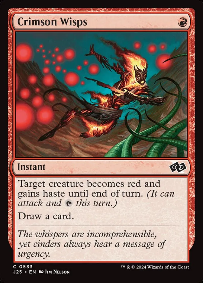 2024 Foundations Jumpstart Crimson Wisps common #533 common card image
