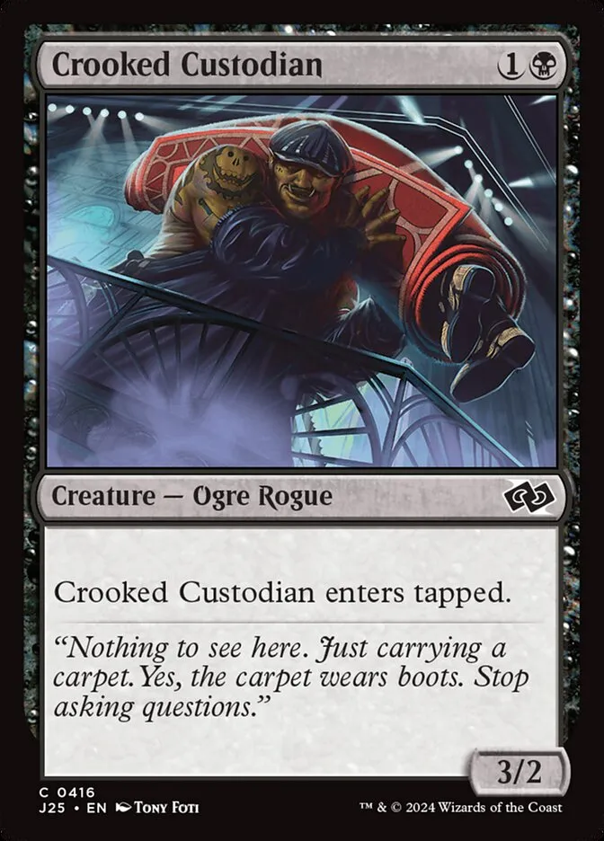 2024 Foundations Jumpstart Crooked Custodian common #416 common card image