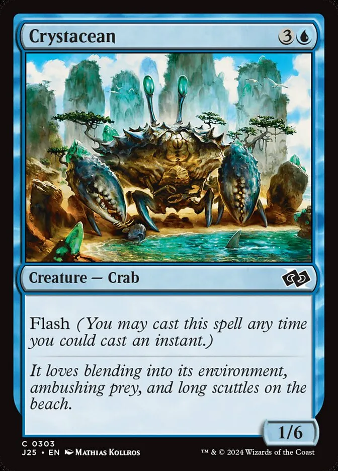 2024 Foundations Jumpstart Crystacean common #303 common card image