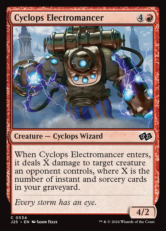 2024 Foundations Jumpstart Cyclops Electromancer common #534 common card image