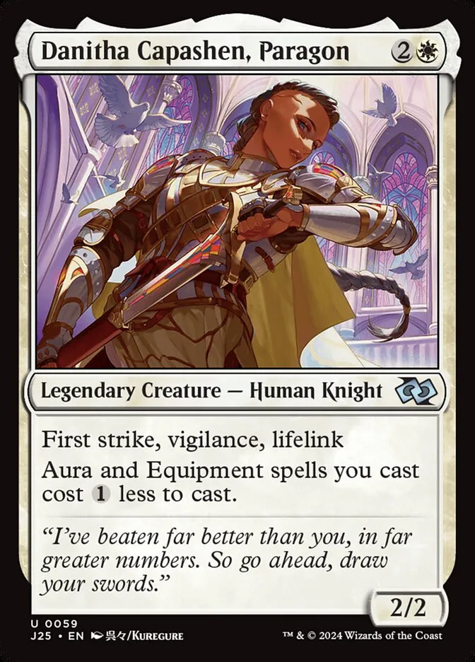 2024 Foundations Jumpstart Danitha Capashen, Paragon uncommon #59 uncommon card image