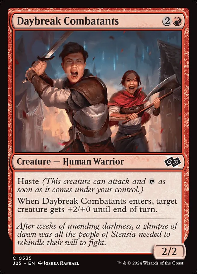 2024 Foundations Jumpstart Daybreak Combatants common #535 common card image