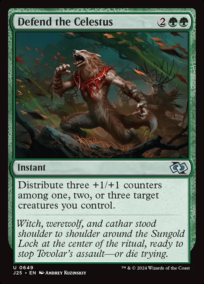 2024 Foundations Jumpstart Defend the Celestus uncommon #649 uncommon card image