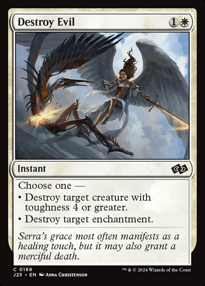 2024 Foundations Jumpstart Destroy Evil common #189 common card image