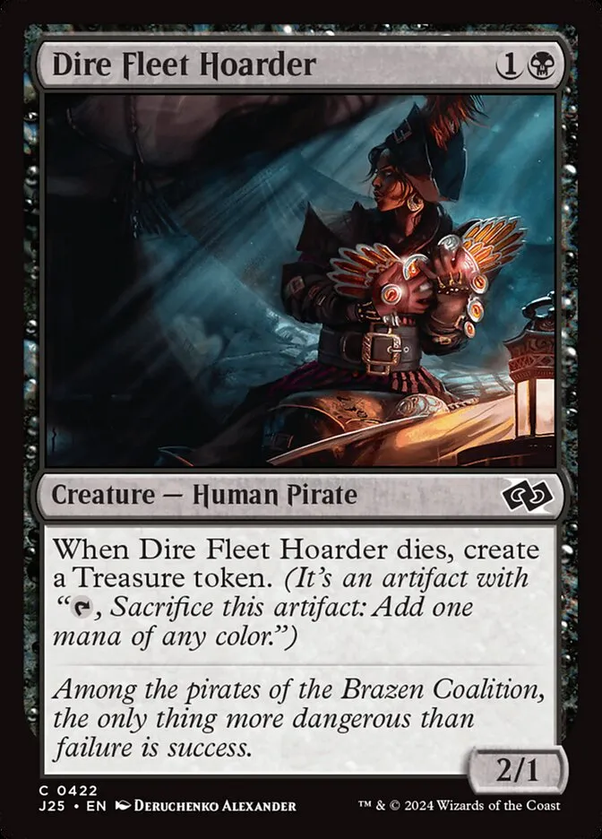 2024 Foundations Jumpstart Dire Fleet Hoarder #422 common card image
