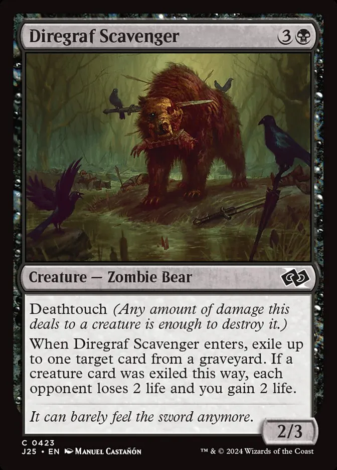 2024 Foundations Jumpstart Diregraf Scavenger common #423 common card image