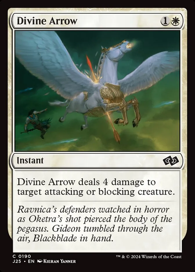 2024 Foundations Jumpstart Divine Arrow common #190 common card image