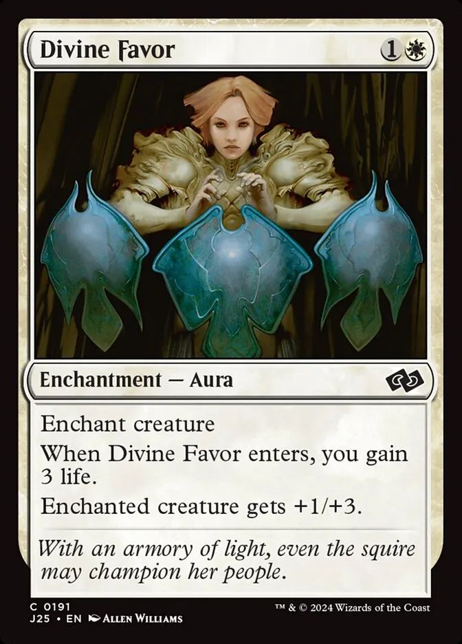 2024 Foundations Jumpstart Divine Favor #191 common card image