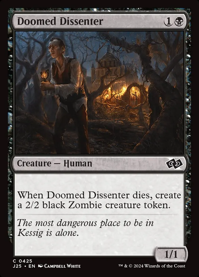 2024 Foundations Jumpstart Doomed Dissenter common #425 common card image