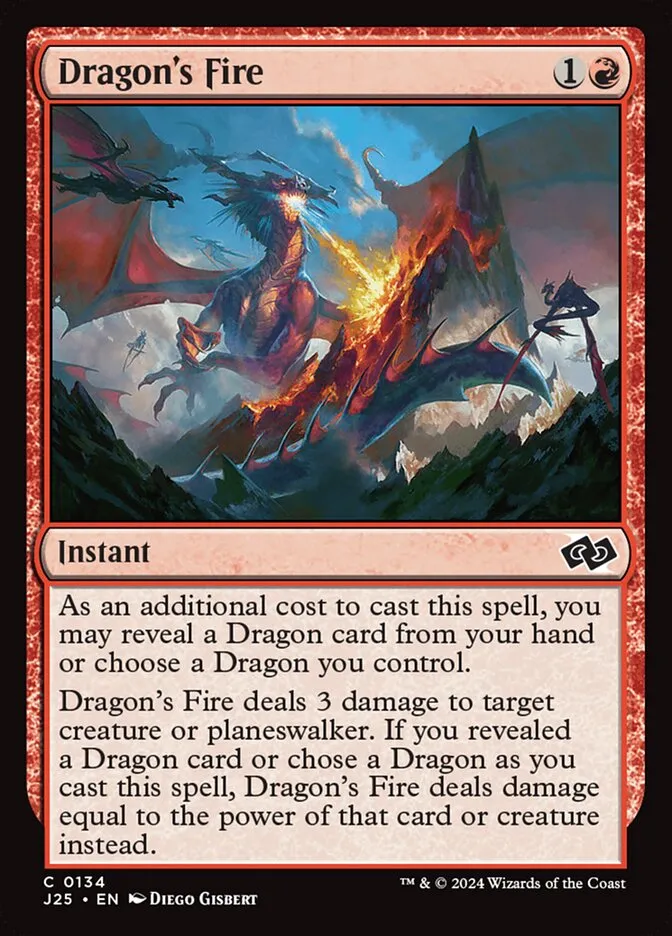 2024 Foundations Jumpstart Dragon's Fire common #134 common card image