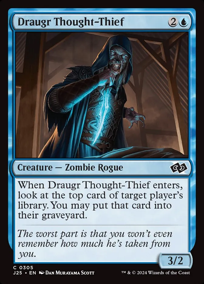 2024 Foundations Jumpstart Draugr Thought-Thief common #305 common card image