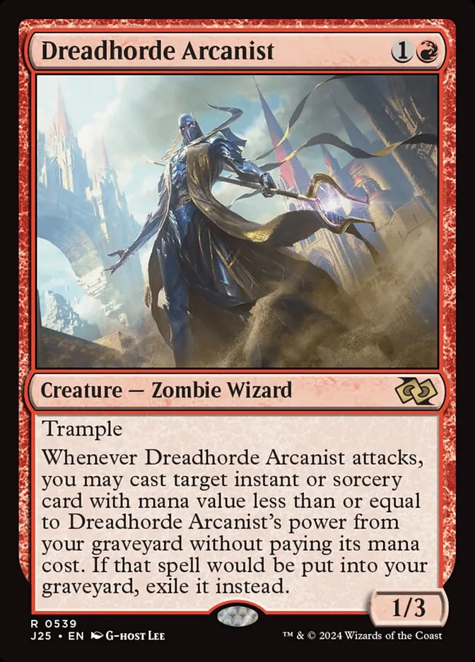 2024 Foundations Jumpstart Dreadhorde Arcanist #539 rare card image