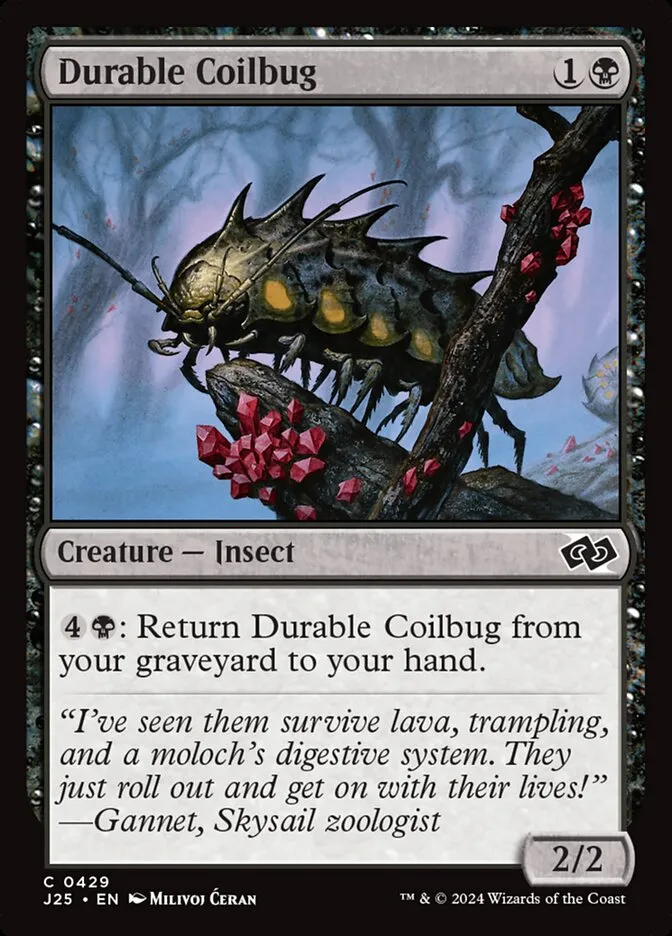 2024 Foundations Jumpstart Durable Coilbug common #429 common card image