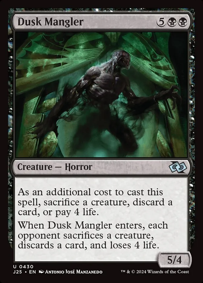 2024 Foundations Jumpstart Dusk Mangler #430 uncommon card image