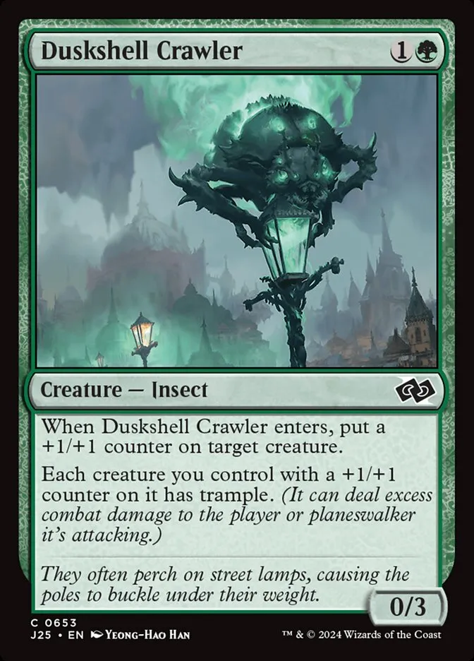 2024 Foundations Jumpstart Duskshell Crawler common #653 common card image