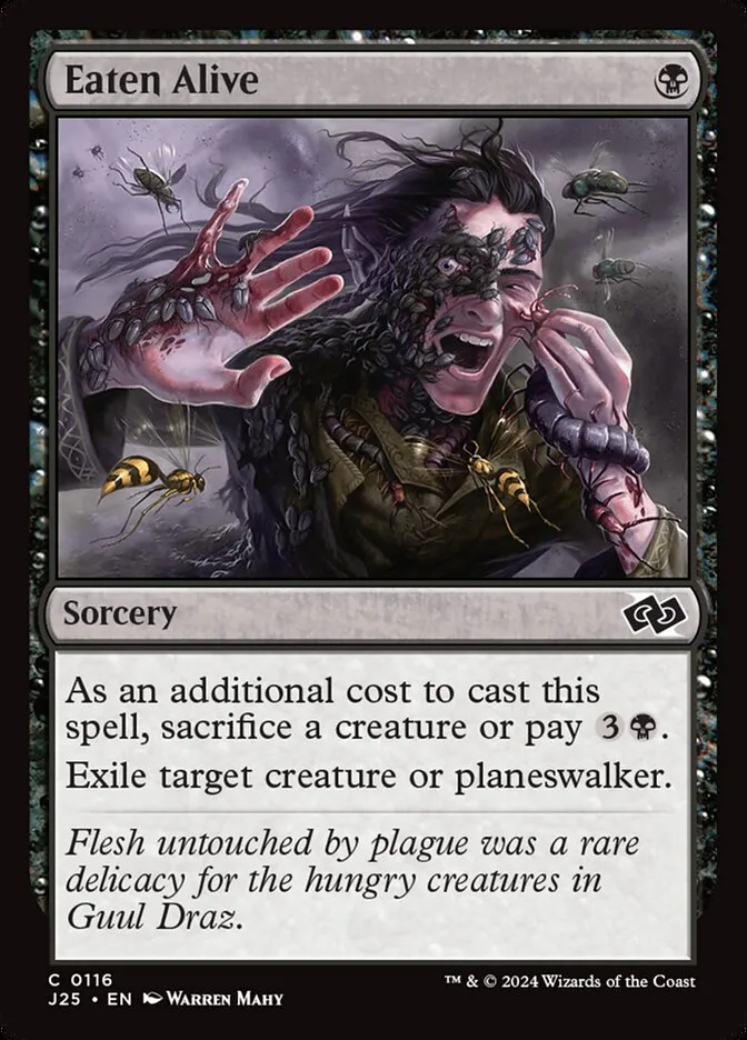 2024 Foundations Jumpstart Eaten Alive common #116 common card image